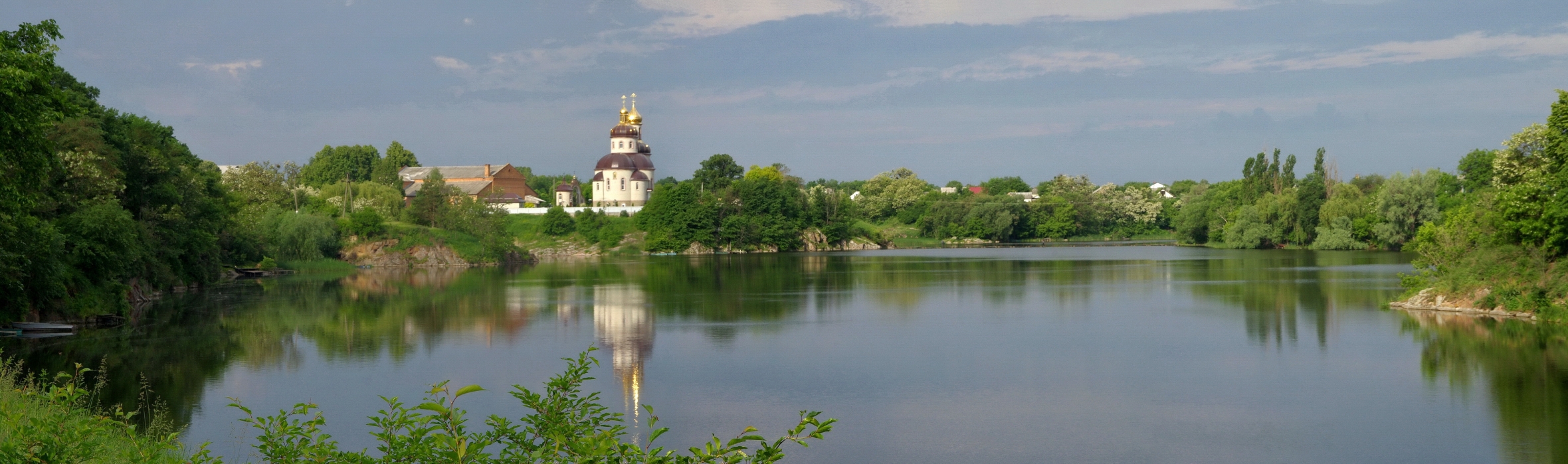 Ранок на водосховищі... стеблів, р.рось
