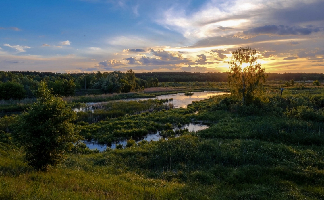 Вечоріло... вечер, закат, природа, украина, гармония