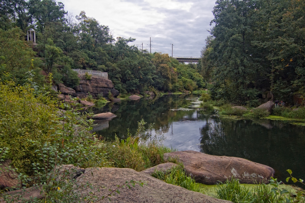 Река Уж в парке Коростеня парк, река