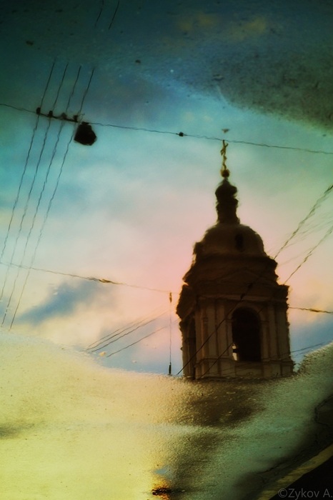 ...Город в лужах