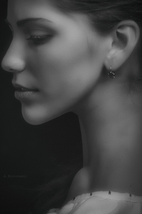 Portrait. Fragment of the photo session. кривицкий фототеатр