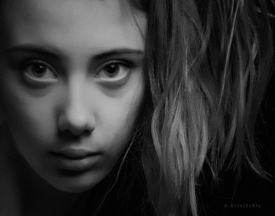 Glamorous portrait. кривицкий