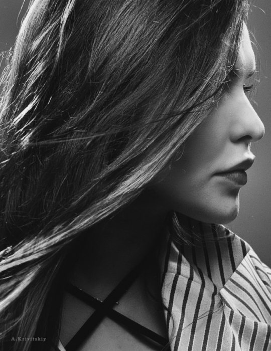 Portrait. Portrait studio A. Krivitsky. girl, monochrome, retro, studio, woman