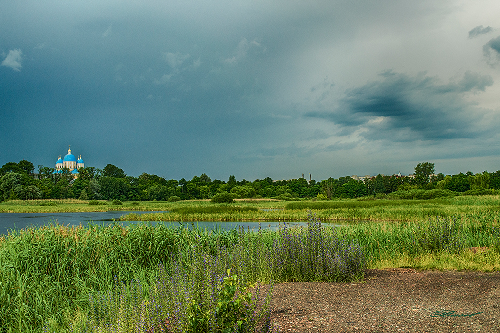 Перед грозою гроза, місто, природа