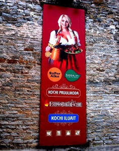 Advertising stand