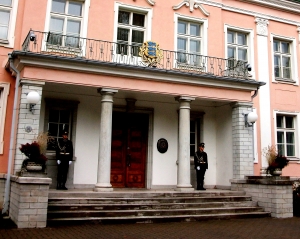 The residence of the president of Estonia in Kadriorg Park