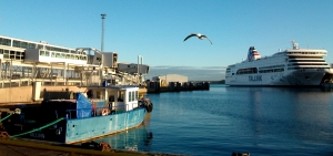 In the seaport of Tallinn