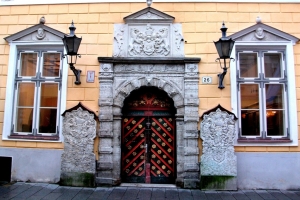 Architecture of the Old town in Tallinn