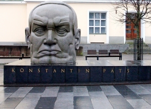 Monument to the first president of the Republic of Estonia
