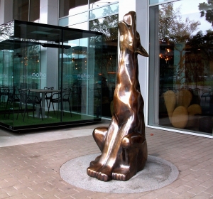 A monument to the wolf, the symbol of Tallinn and Estonia