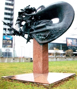 The "Sea girl" monument in Tallinn