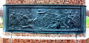 Bas-relief on the monument to Friedrich Reinhold Kreutzwald