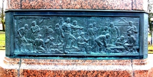 Bas-relief on the monument to Friedrich Reinhold Kreutzwald