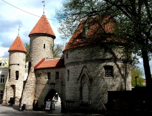 Viru Gate in Tallinn's old town