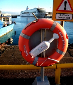 A view of the berth at the Tallinn passenger seaport
