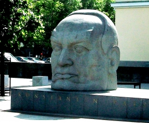 Monument to the first president of the Republic of Estonia
