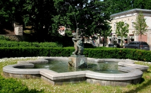 Fountain near the "Lovers' hill" in Tallinn