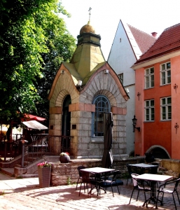 Chapel of Christ the Saviour on Pikk Street in Tallinn