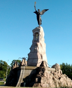 Monument to the crew of the ship "Rusalka"