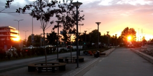 The evening of the first day of autumn