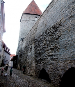On the ancient street of Tallinn