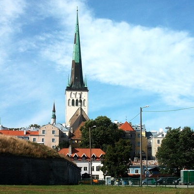 View of St. Olaf's church from the south side