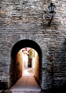 In the labyrinths of the old town in Tallinn