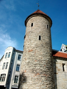 The ancient Viru Gate tower