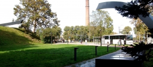 "Broken line" monument to the victims of the "Estonia" ferry shipwreck