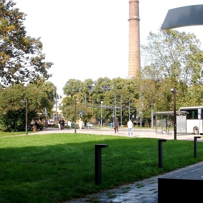 "Broken line" monument to the victims of the "Estonia" ferry shipwreck