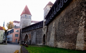 Architecture of the lower town of ancient Tallinn