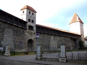 Architecture of the lower town of ancient Tallinn