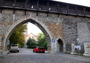 Architecture of the lower town of ancient Tallinn