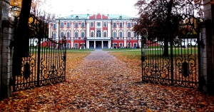 A view of the palace in Kadriorg park in Tallinn