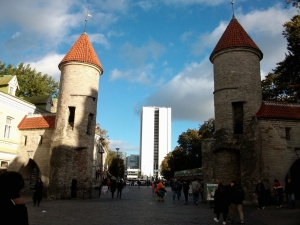 Viru gate in Tallinn