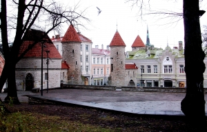 View of the Viru Gate from the Hill of Kissing