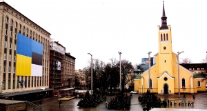 View of Freedom Square from the upper part of the old town