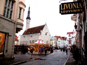 View of Town Hall square in Tallinn