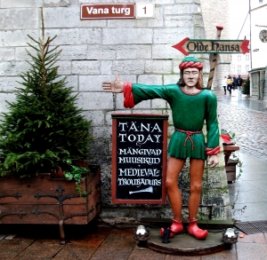 In the old town of Tallinn