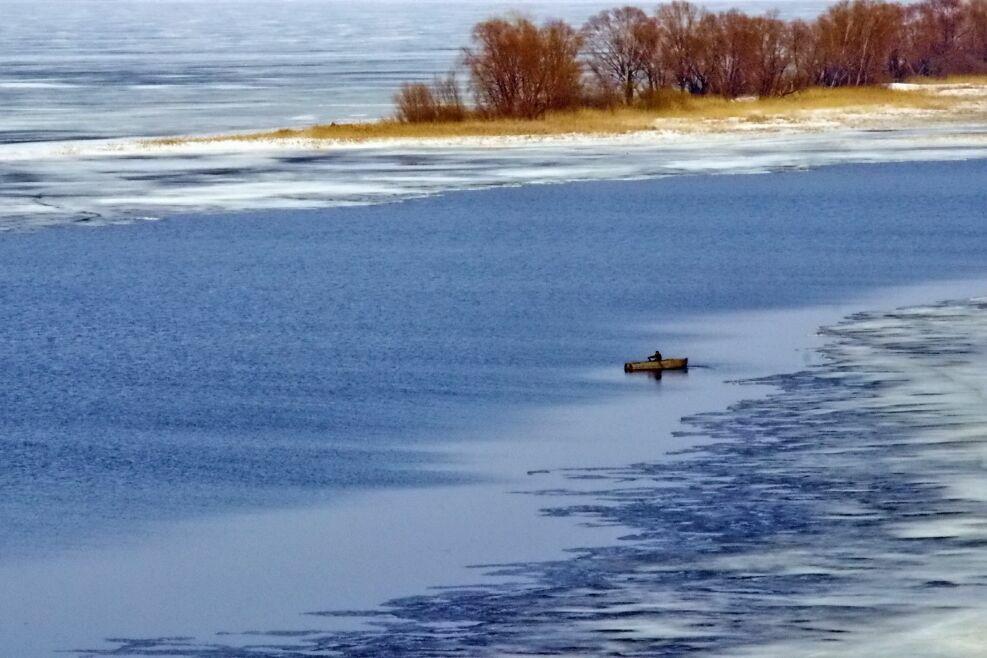 На открытой воде