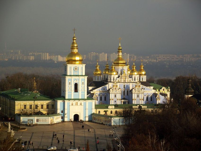 Михайлівський Золотоверхий Собор місто, архітектура, київ, храми