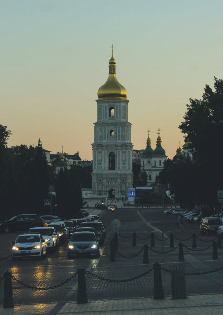 Завершение дня улица, закат, город, вечер