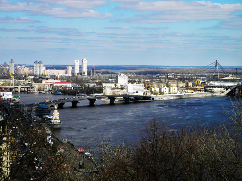 Мосты мост, киев, днепр