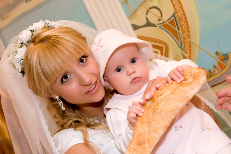 ... невеста, свадьба, фотография, ребенок