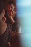 in mirror