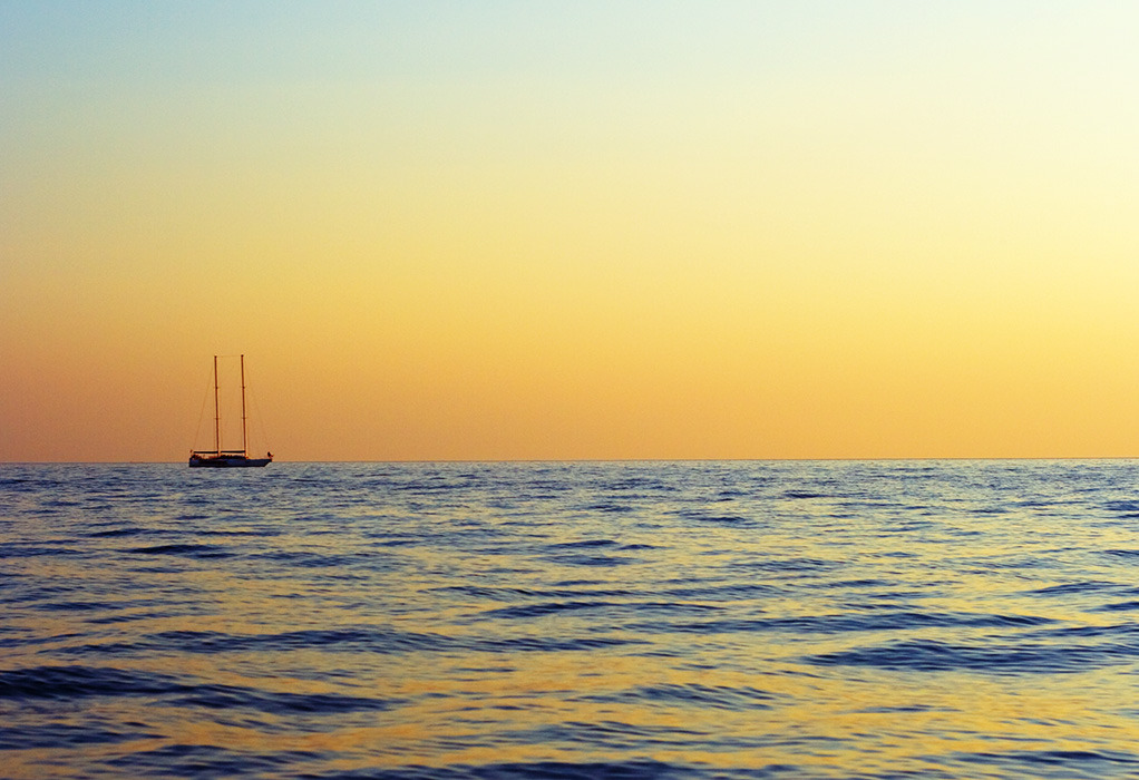 Море спокойствия балаклава, море, черное море, закат солнца