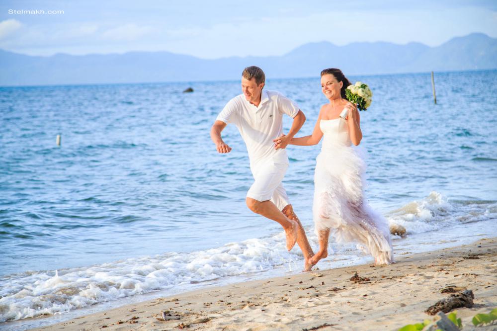 On the beach wedding, beach