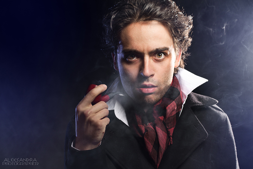 Sherlock Holmes потрет, студия, фото, актер