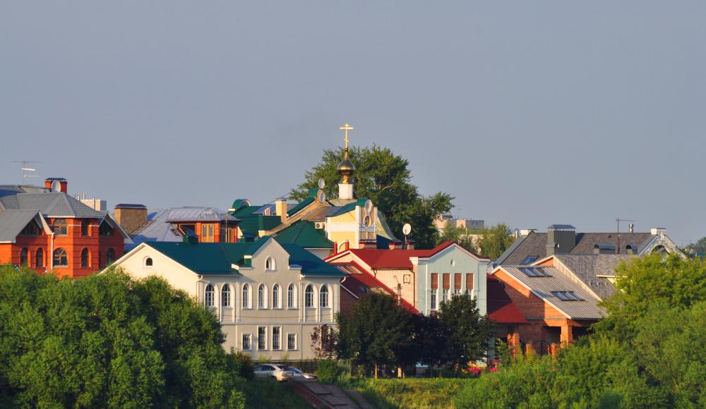 Новая Тверь город, застройка, городской пейзаж, тверь