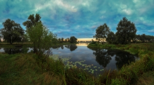 Панорама озера Солонецьке